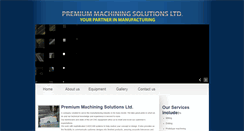 Desktop Screenshot of premiummachining.com