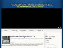 Tablet Screenshot of premiummachining.com